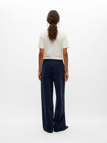 OBJECT - Pierna ancha Pantalón 'OBJRosie' en azul