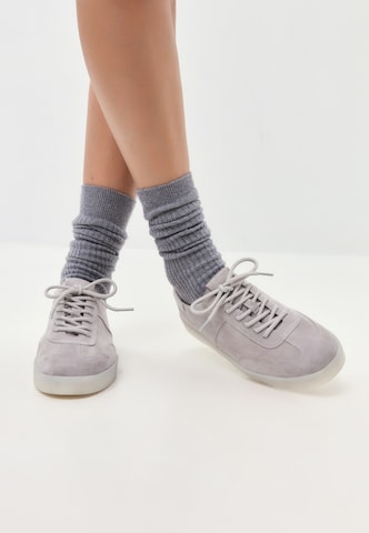 CESARE GASPARI Platform trainers in Grey