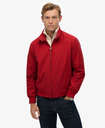 Veste mi-saison Superdry en rouge : devant
