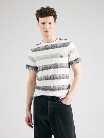 INDICODE JEANS Футболка 'Hernandez' в Серый: спереди
