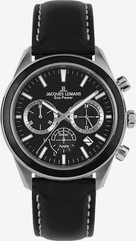 Jacques Lemans Analog Watch in Black: front