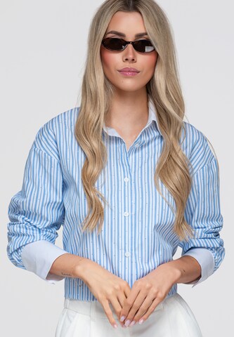 Ombre Blouse ' OW-SH-E0065' in Blauw