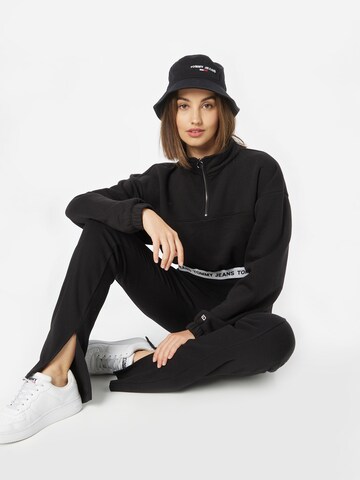 Tommy Jeans Sweatshirt in Schwarz