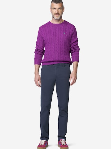 Regular Pantalon chino 'Oslo 2-3616' MEYER en bleu