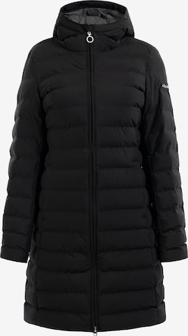 DreiMaster Maritim Winter Coat in Black: front