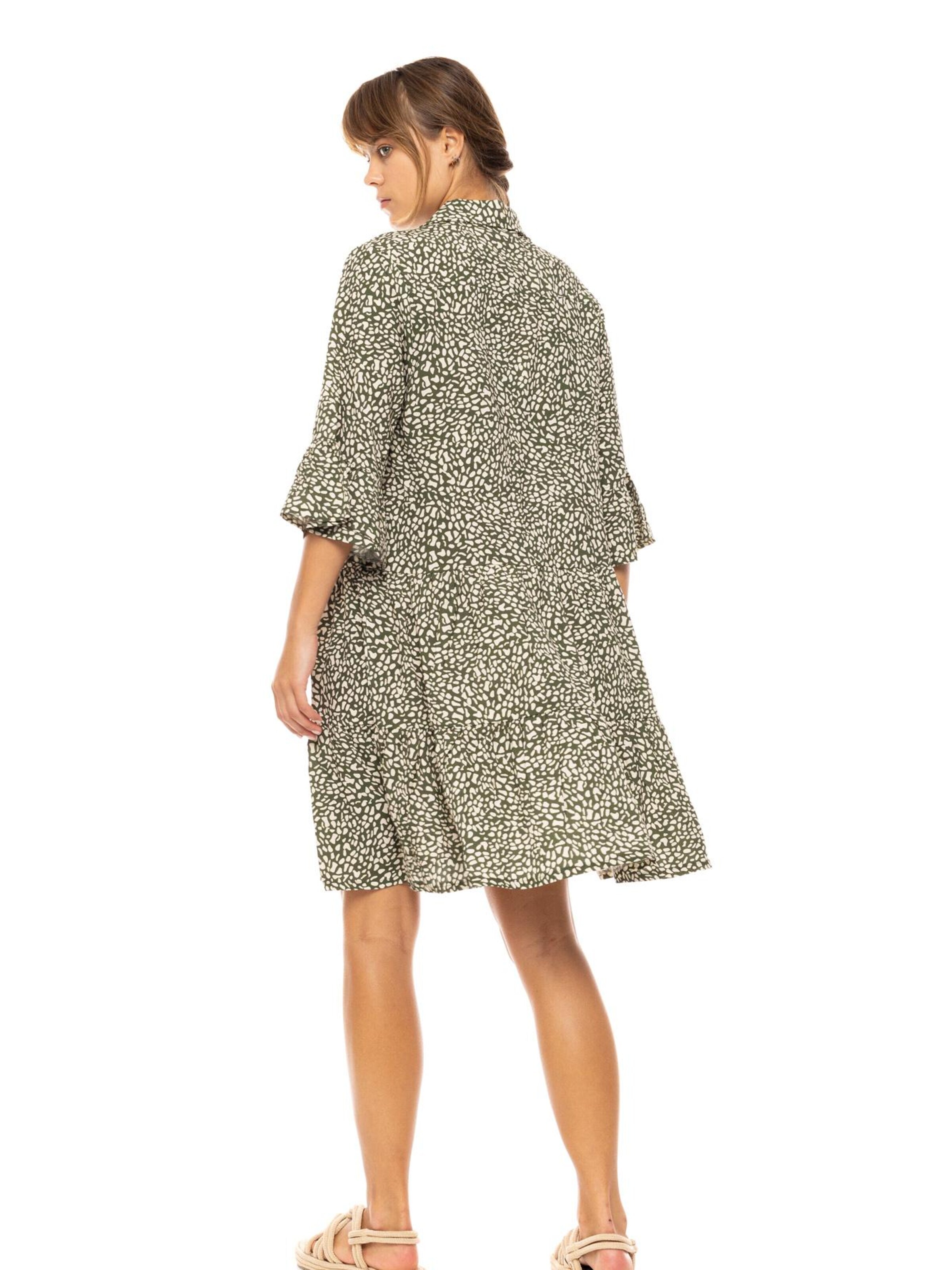 Abito camicia 'BEACHWEAR DITSY GREEN' di Pink Label in verde