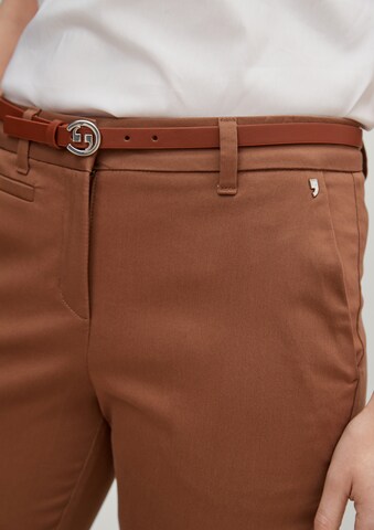 COMMA Slim fit Chino Pants in Brown