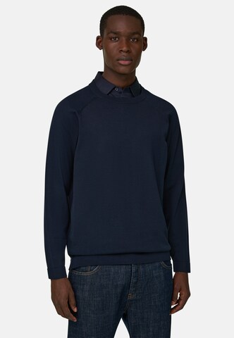 Pull-over Boggi Milano en bleu : devant