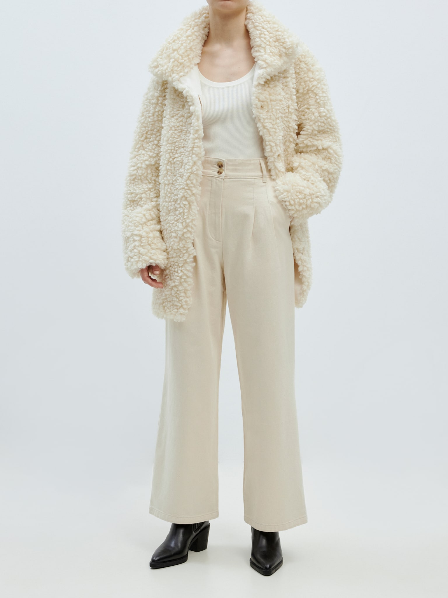 Bandplooi jeans 'Ellis'