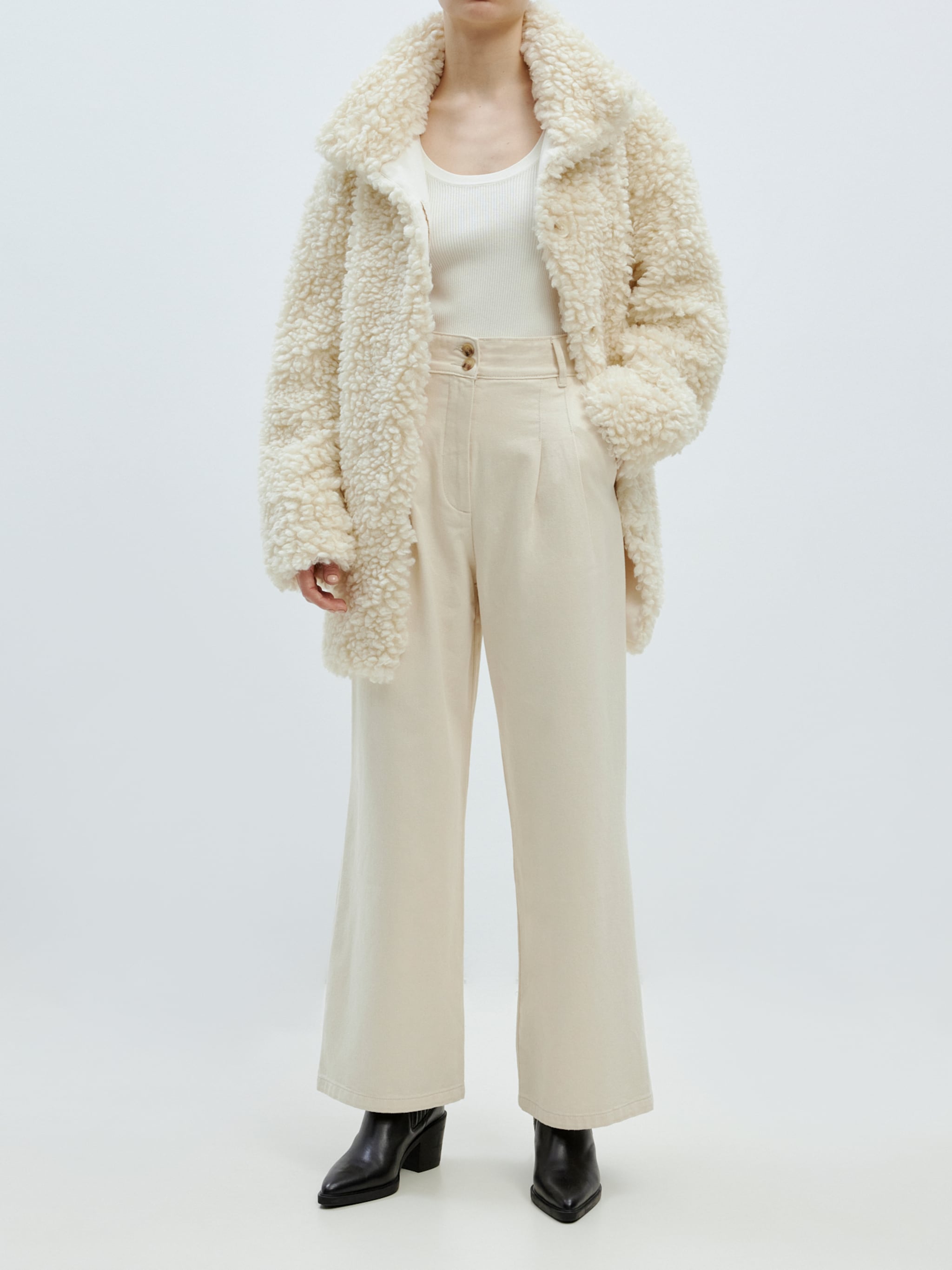 EDITED Produits Jean à pince 'Ellis' beige