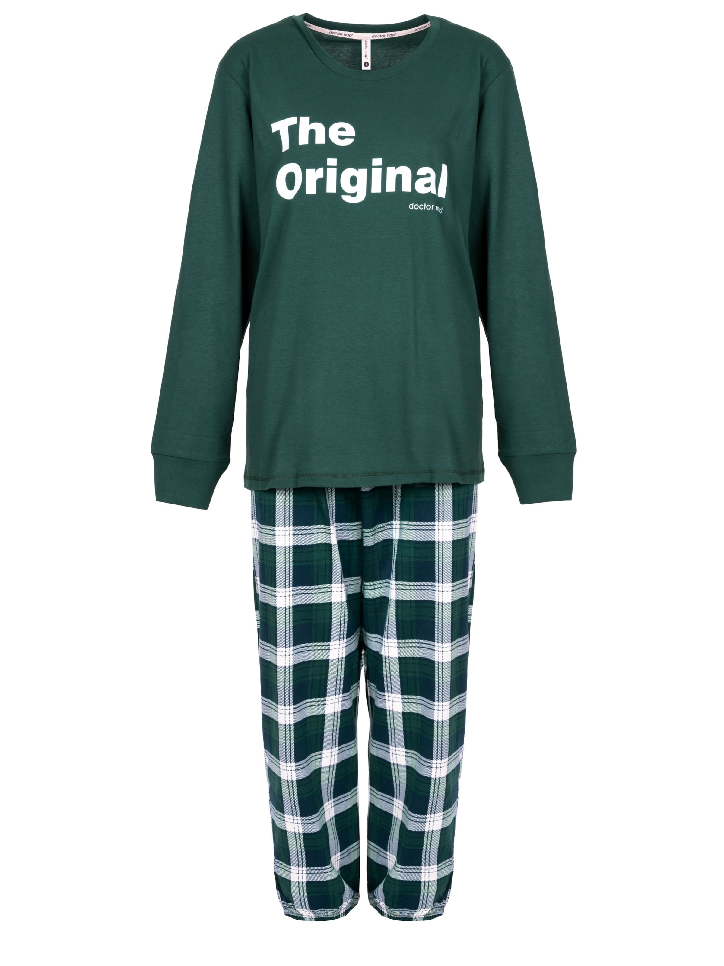 Doctor nap Pajama 'Doctor Nap Damen Pyjama' in Green: front