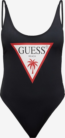 GUESS Strój kąpielowy 'VIOLET' w kolorze czarny: przód