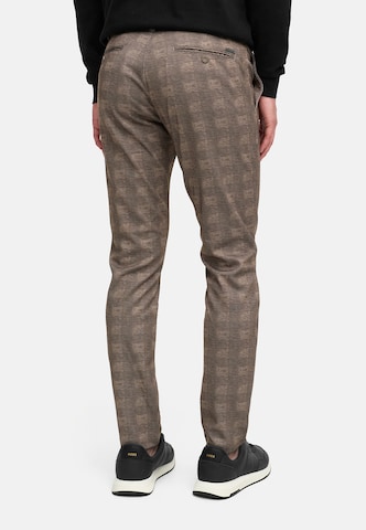 JEFF Slimfit Chino 'Leo' in Bruin