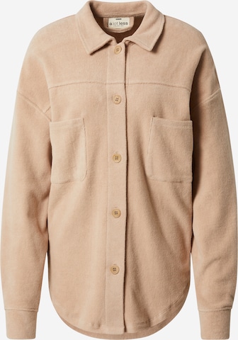 A LOT LESS Jacke 'Duffy' in Braun: predná strana