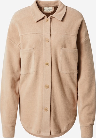 A LOT LESS Between-Season Jacket 'Duffy' in Brown: front