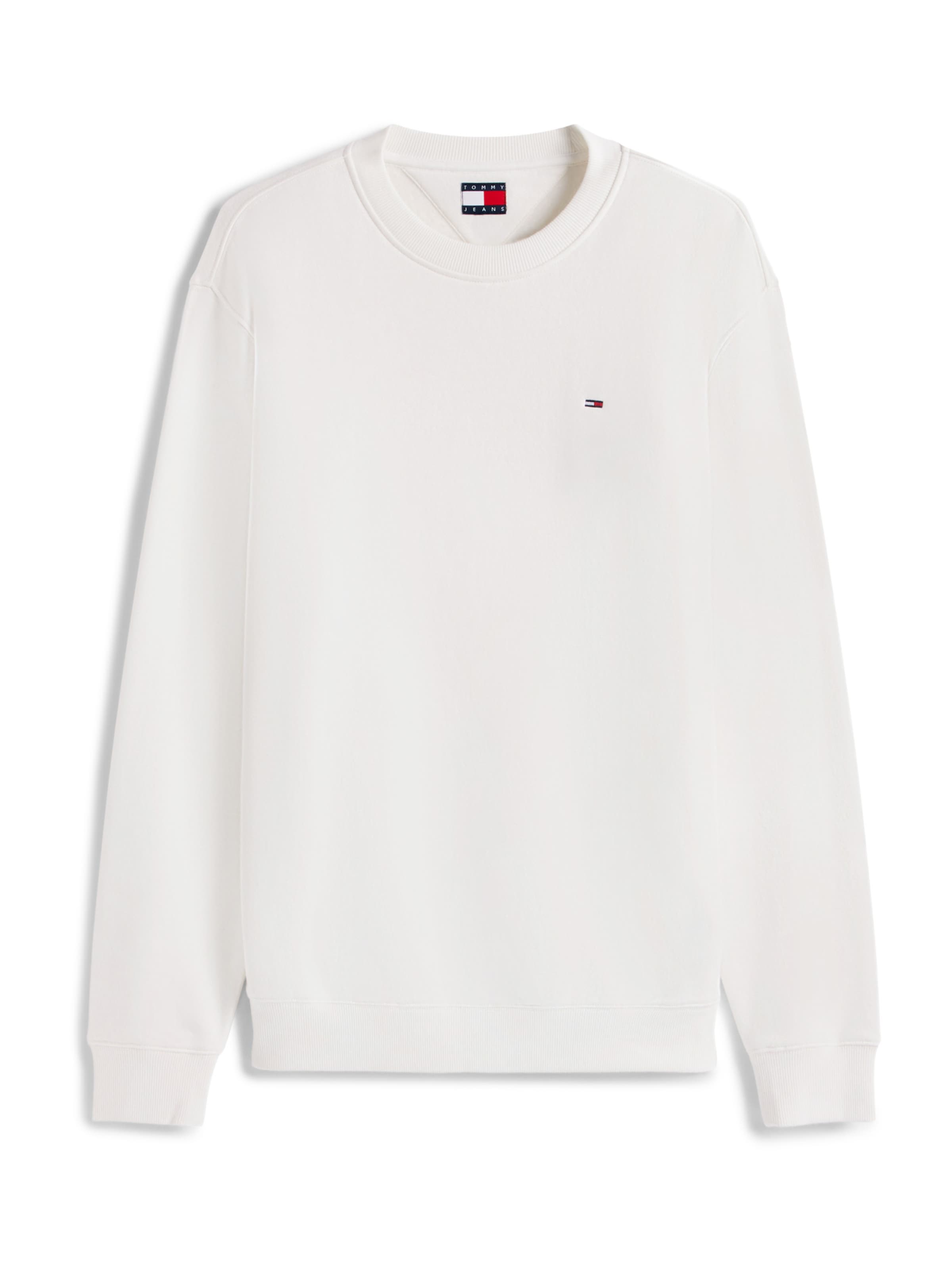 Tommy Jeans Μπλούζα φούτερ σε λευκό: μπροστά