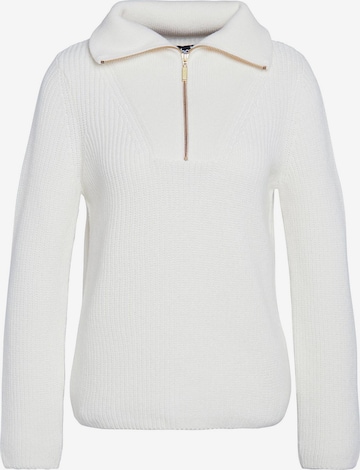 Barbour International Sweater 'Prost' in White: front