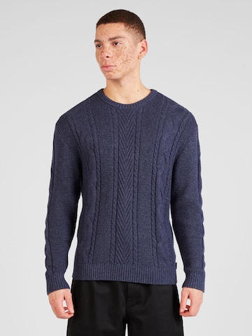 HOLLISTER Sweater in Blue: front