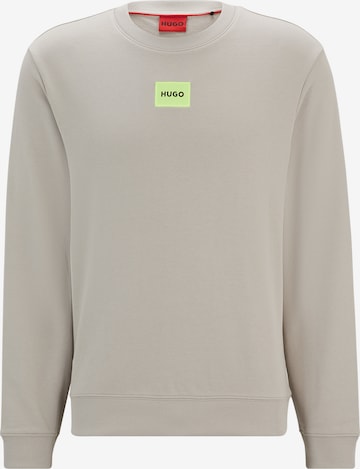 HUGO Sweatshirt 'Diragol' in Grey: front