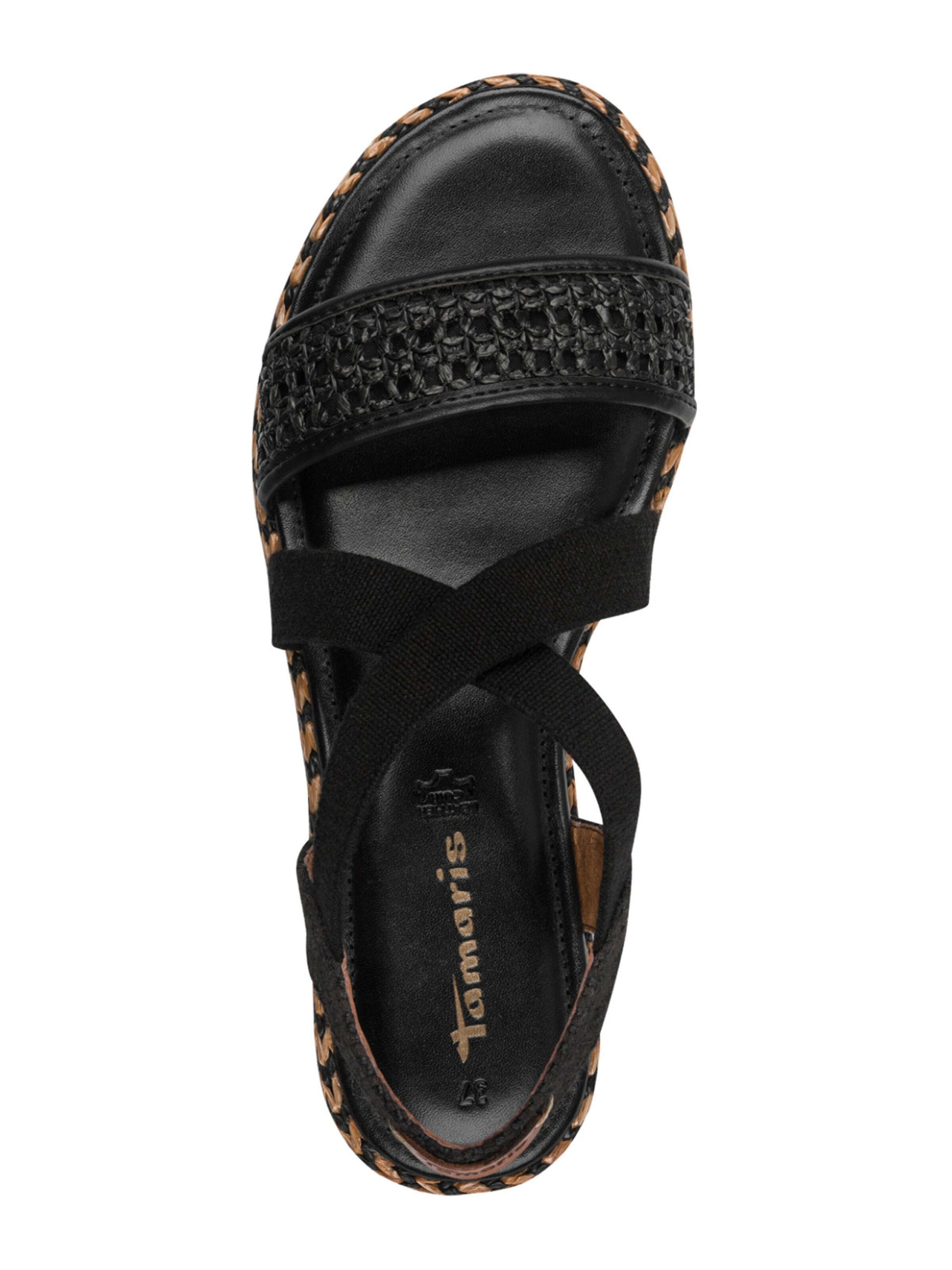 Tamaris Remienkové sandále - Čierna