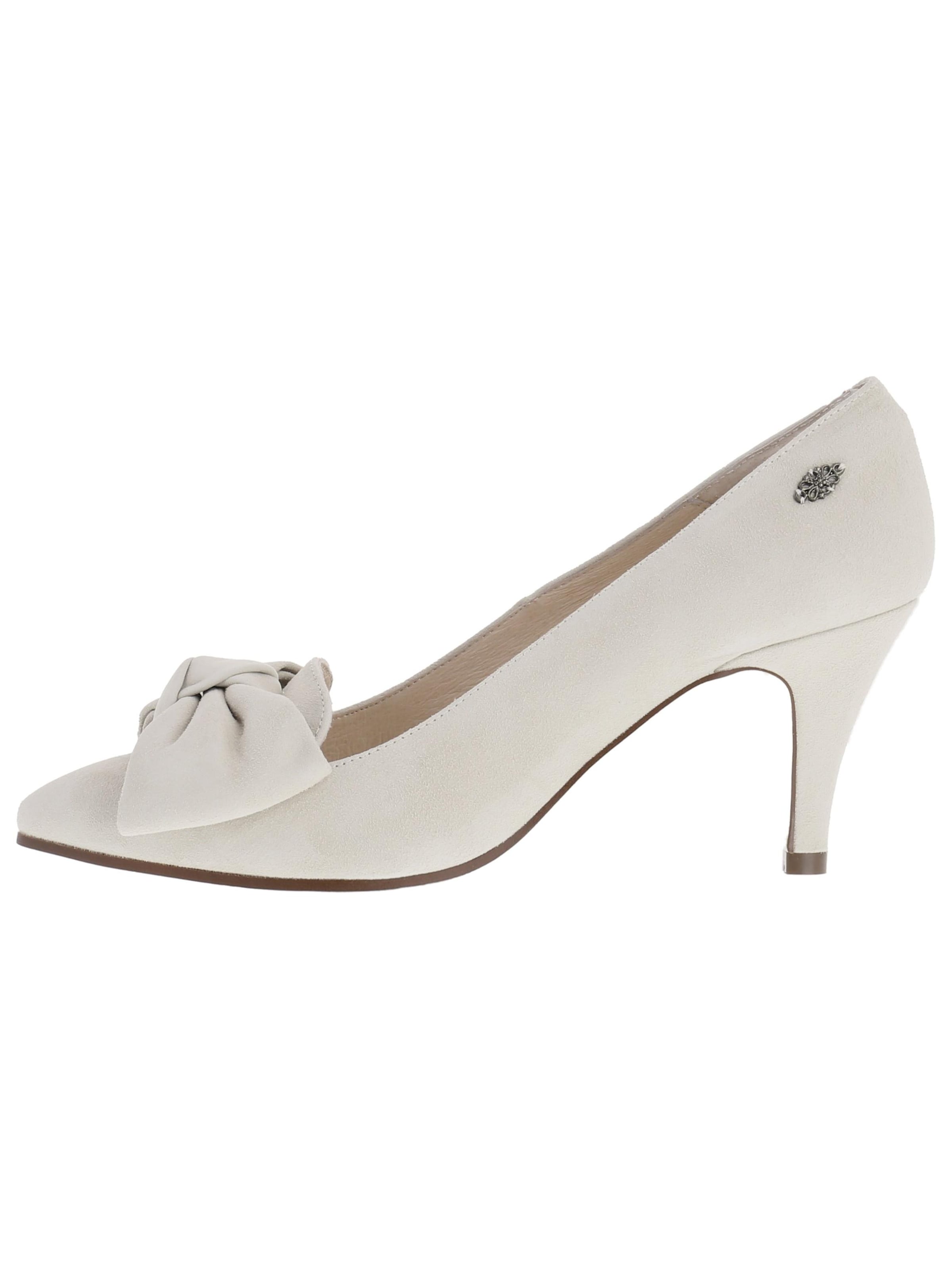 XAVER LUIS Schuhmanufaktur Pumps 'MARA - Brautpumps' in Beige: front