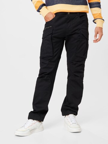 regular Pantaloni cargo 'Joe' di REPLAY in nero: frontale