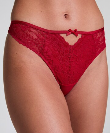 String 'Juliette' di Hunkemöller in rosso: frontale