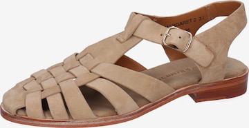 MELVIN & HAMILTON Sandals 'Margaret 2' in Beige: front