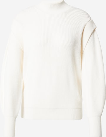 MOSS COPENHAGEN Sweater in White: front