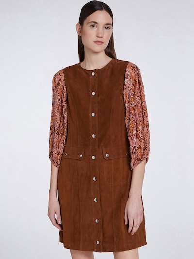 SET Robe en marron, Vue avec modèle