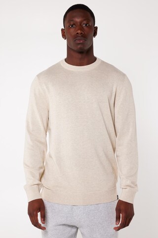 America Today Pullover in Beige: Vorderseite
