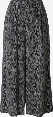 ZABAIONE Kalhoty se sklady v pase 'Ulani' – černá: přední strana
