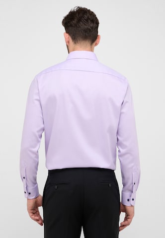 ETERNA Comfort fit Button Up Shirt in Purple