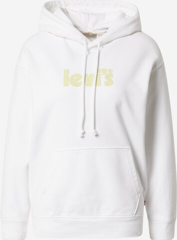 Sweat-shirt 'Graphic Standard Hoodie' LEVI'S ® en blanc : devant