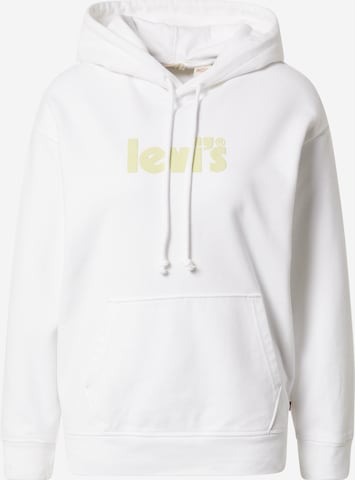 LEVI'S ® Tréning póló 'Graphic Standard Hoodie' - fehér: elől
