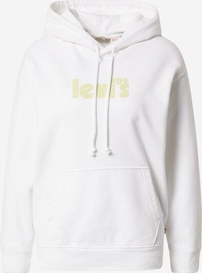 LEVI'S Sweatshirt in hellgelb / weiß, Produktansicht