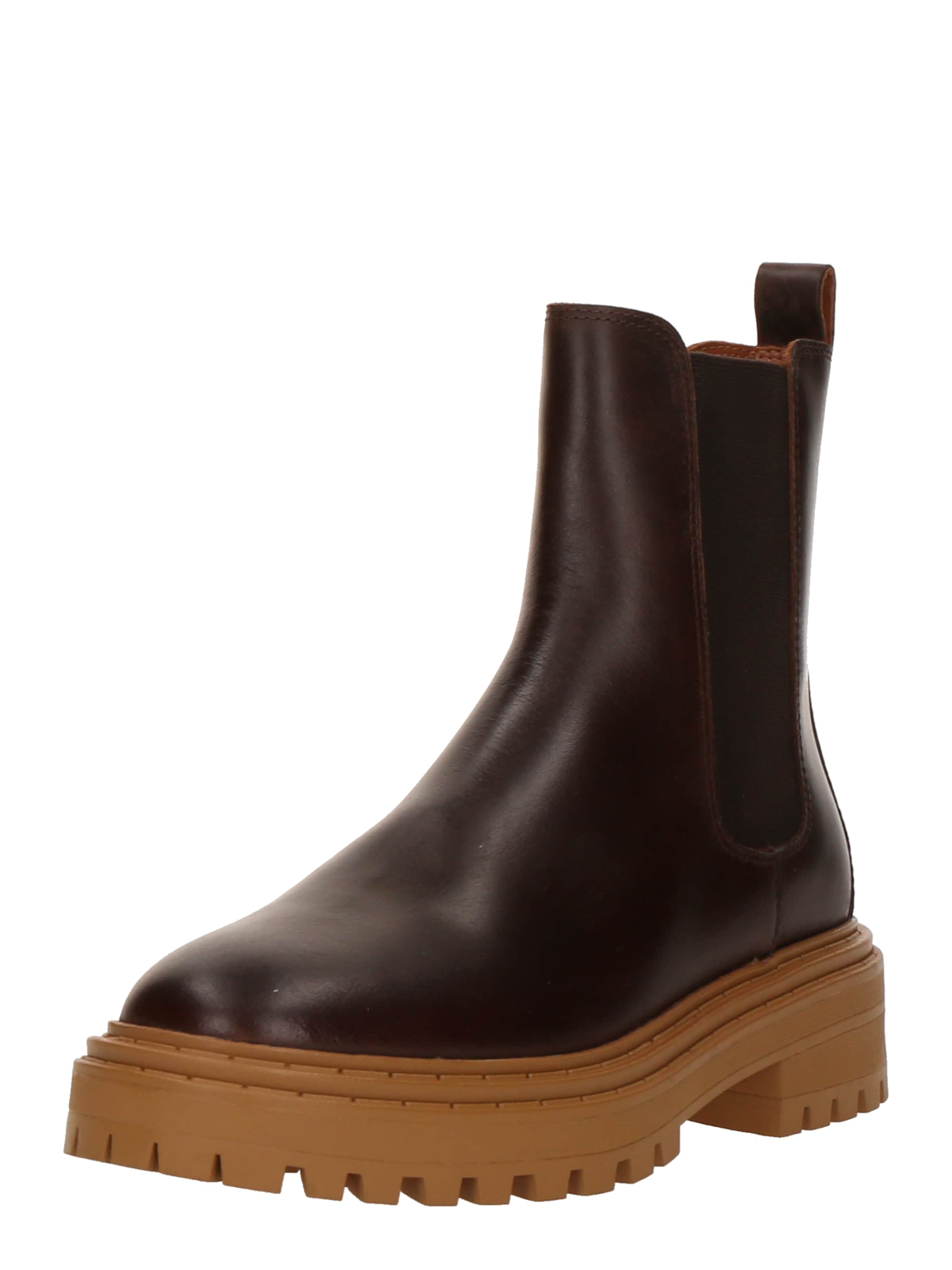 Chelsea Boots Twinset en marron : devant