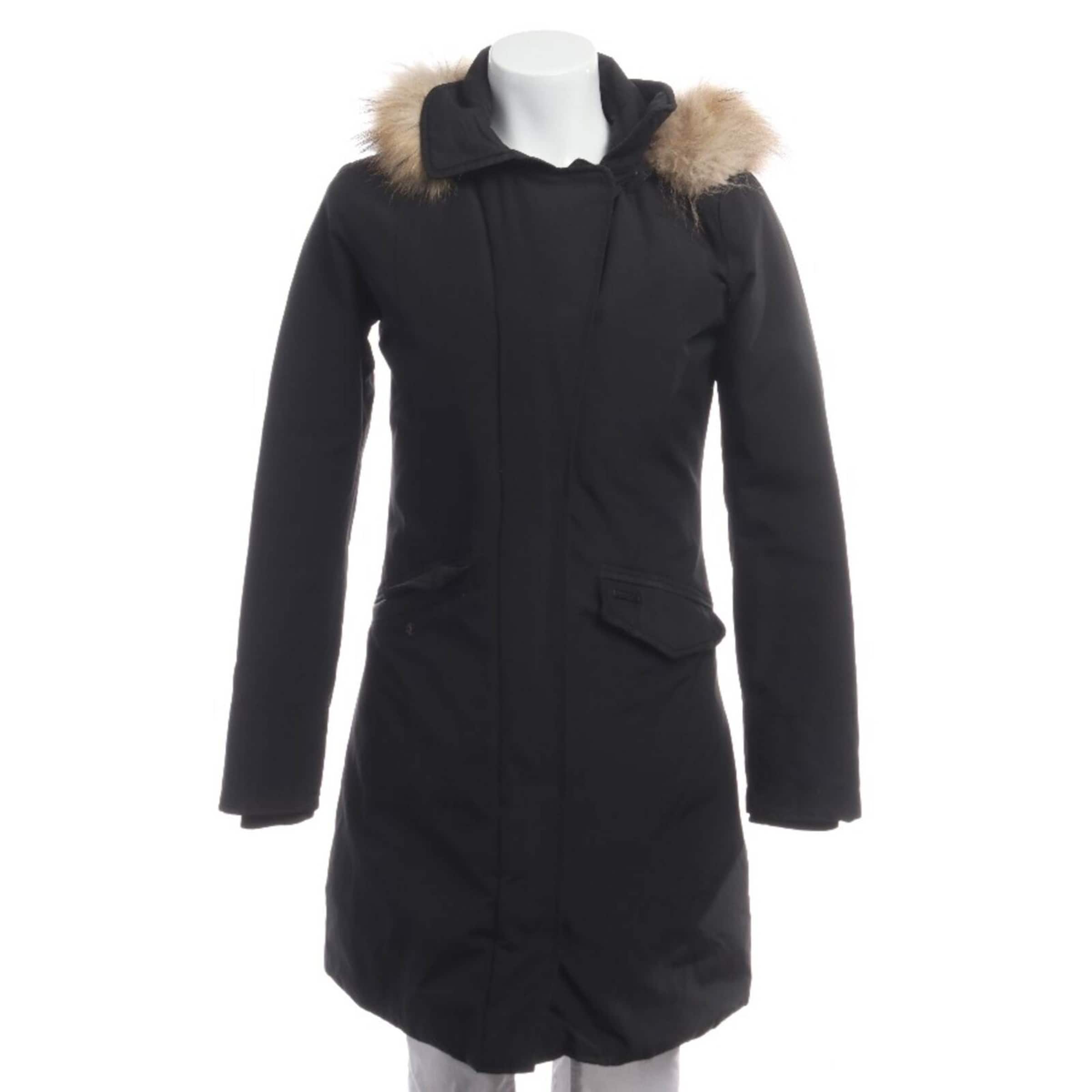 Woolrich Jacket & Coat in XS in Black: front