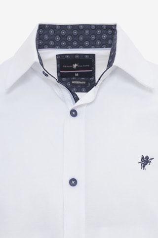 Regular fit Camicia di DENIM CULTURE in bianco