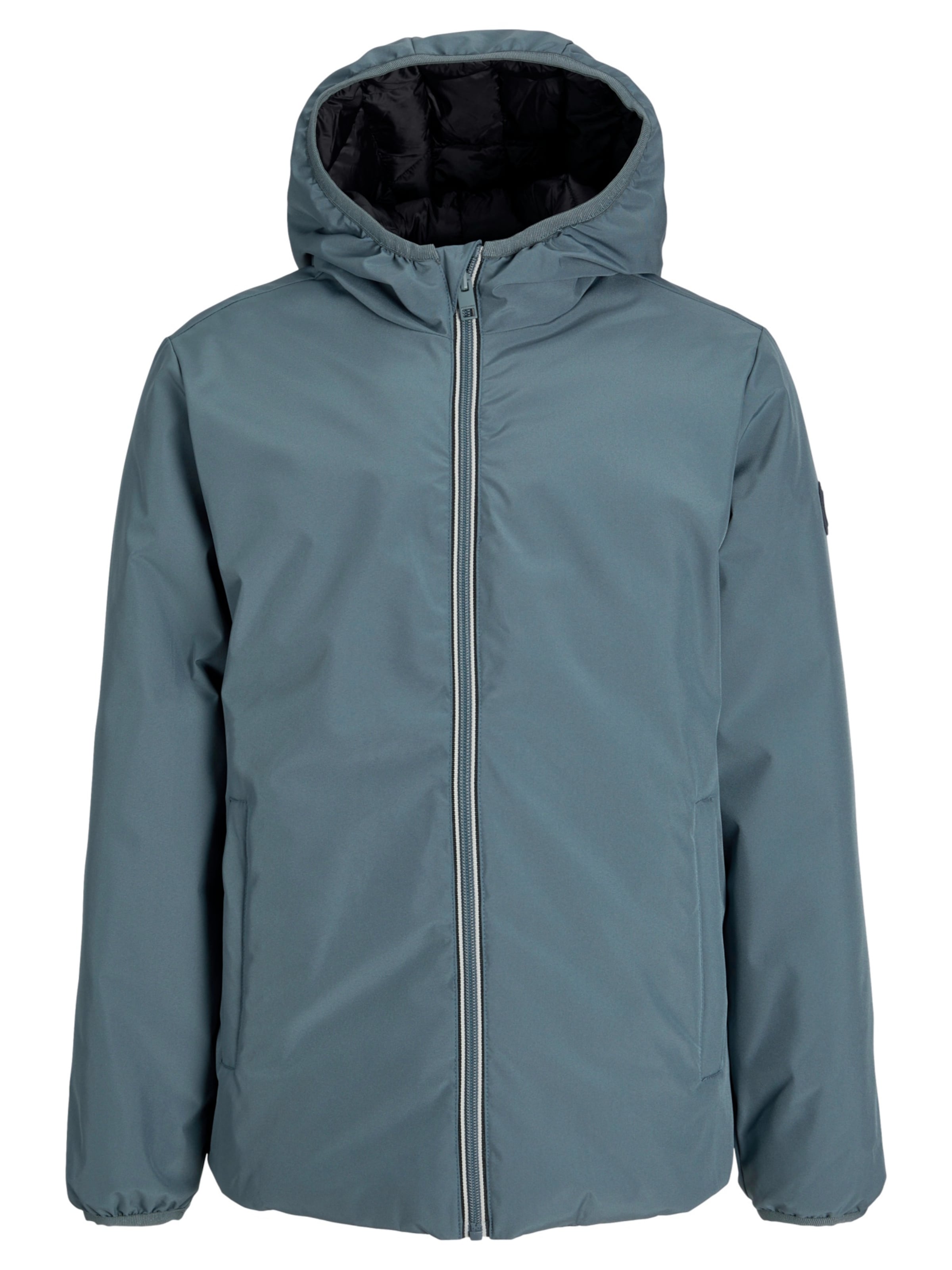 Veste d’hiver 'Norrebro' Jack & Jones Junior en gris : devant