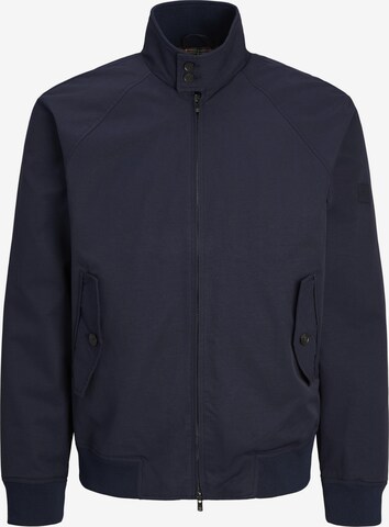 Jack & Jones Plus Tussenjas in Blauw: voorkant