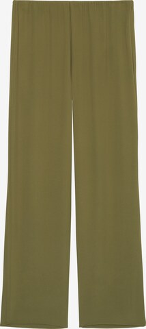 Marc O'Polo Wide Leg Hose in Grün: predná strana