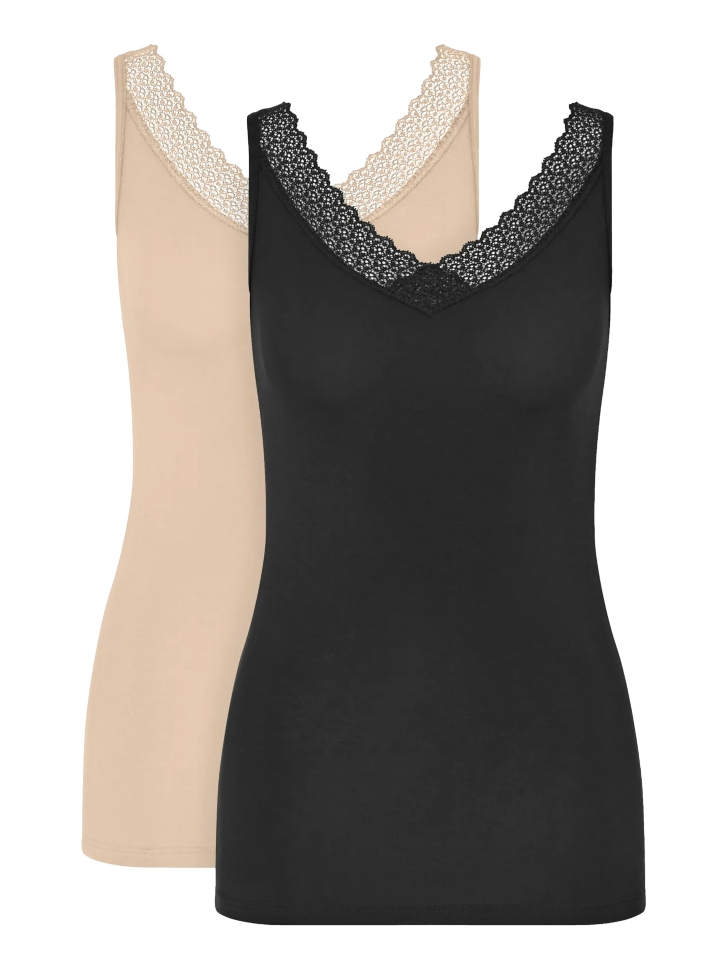 Top 'Feel of Modal' di TRIUMPH in nero: frontale