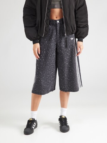 ADIDAS ORIGINALS Wide leg Jeans in Grey: front