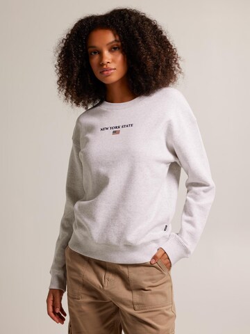 Sweat-shirt America Today en gris : devant