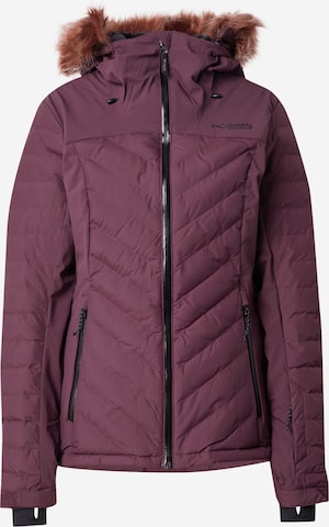 COLUMBIASportska jakna 'Bird Mountain III' - crvena boja: prednji dio