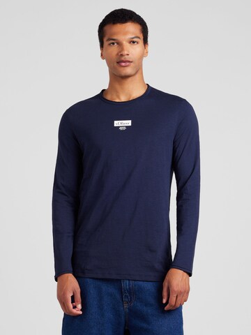 T-Shirt s.Oliver en bleu : devant