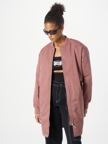 ABOUT YOU Between-Season Jacket 'Meike' in Pink: front