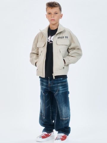 Largi Jeans de la DSQUARED2 pe albastru: față