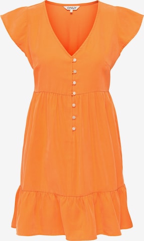 ONLY فستان 'MAGO' بلون برتقالي: الأمام